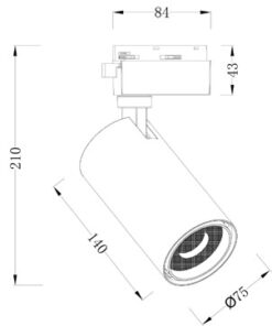 OSRAM Đèn Thanh Ray Chiếu Điểm